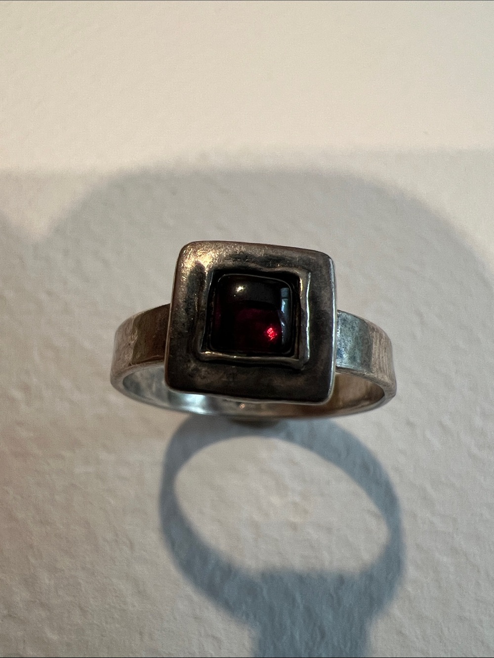 Silpada Sterling Silver Ring with Red Garnet - Picture 5 of 5